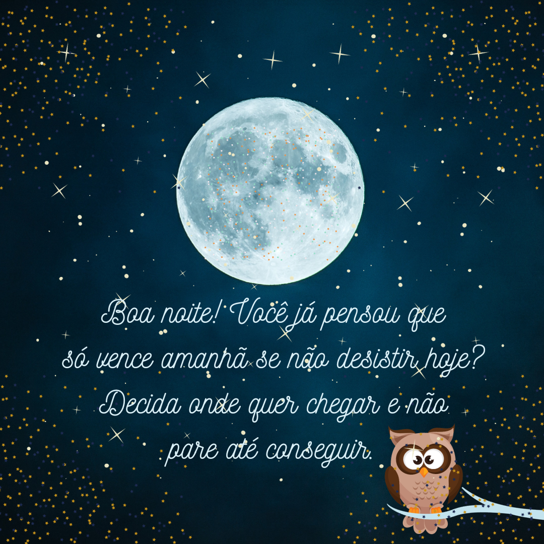 frases de boa noite com fé