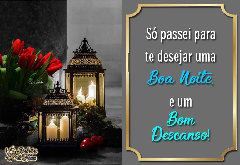frase para desejar boa noite