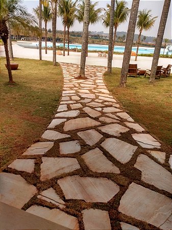 pedra para caminho de jardim