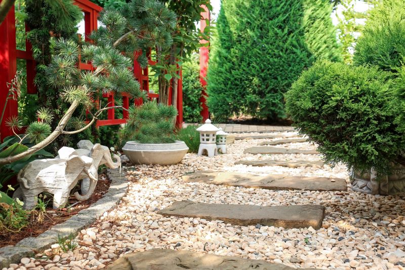 jardim de pedra decoração