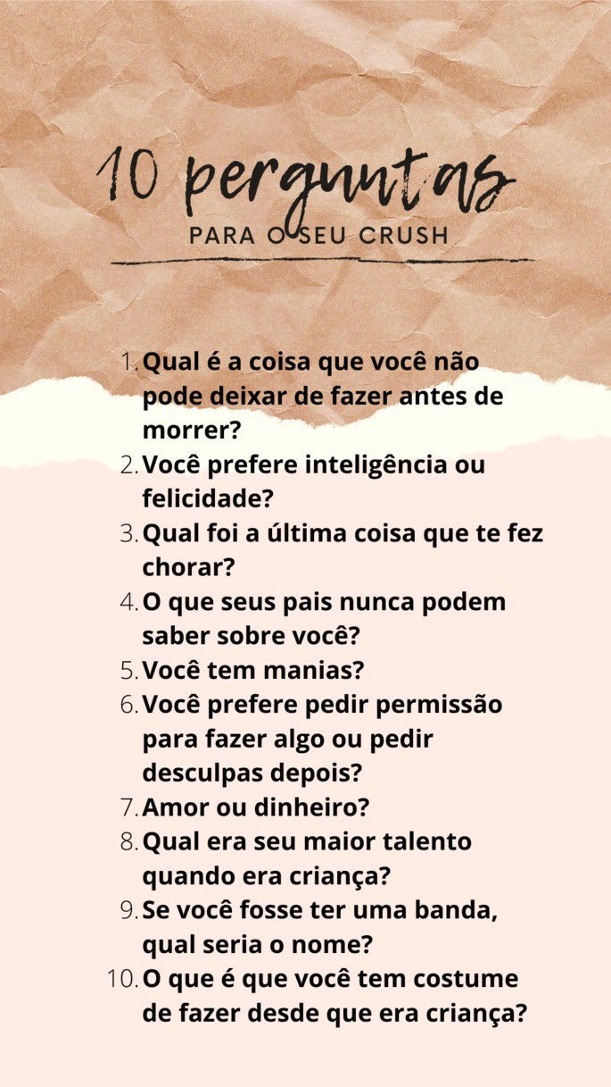 perguntas divertidas para namorada