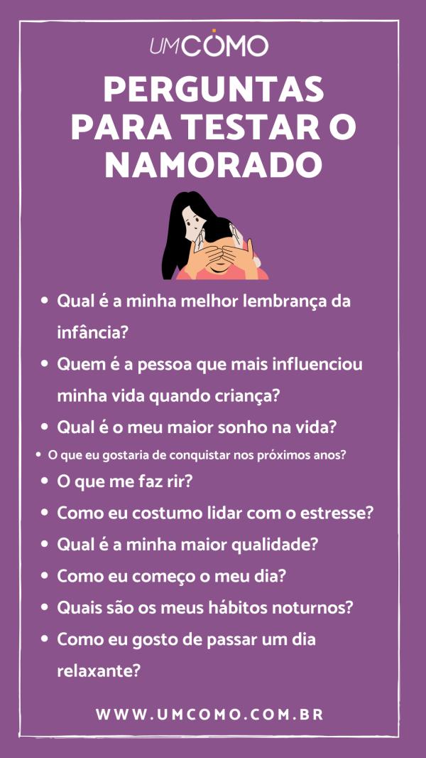 perguntas para namorada para fortalecer o relacionamento