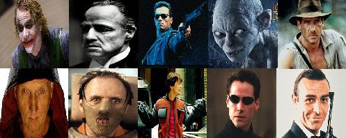 heróis e vilões marcantes