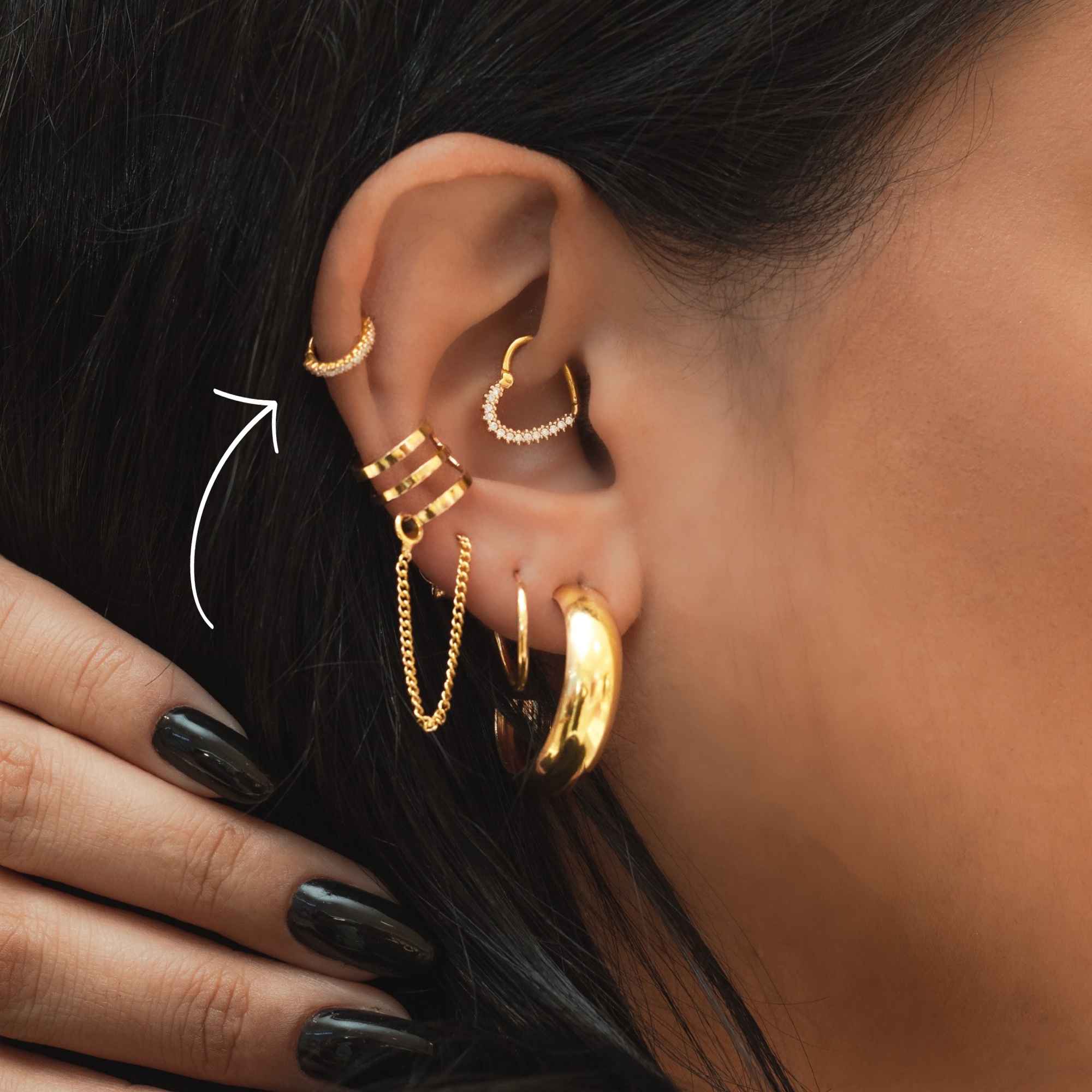 helix piercing guide