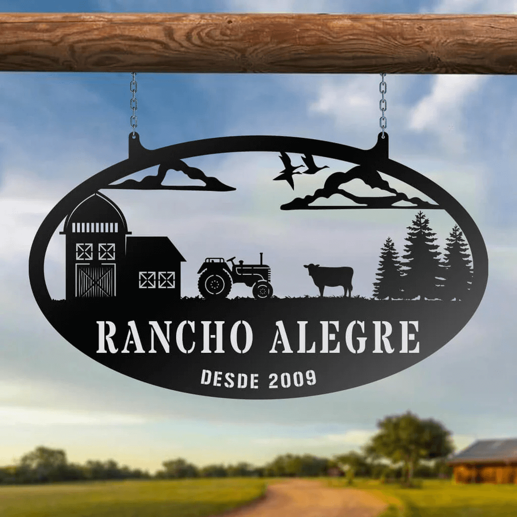 ideias criativas para placas de fazenda