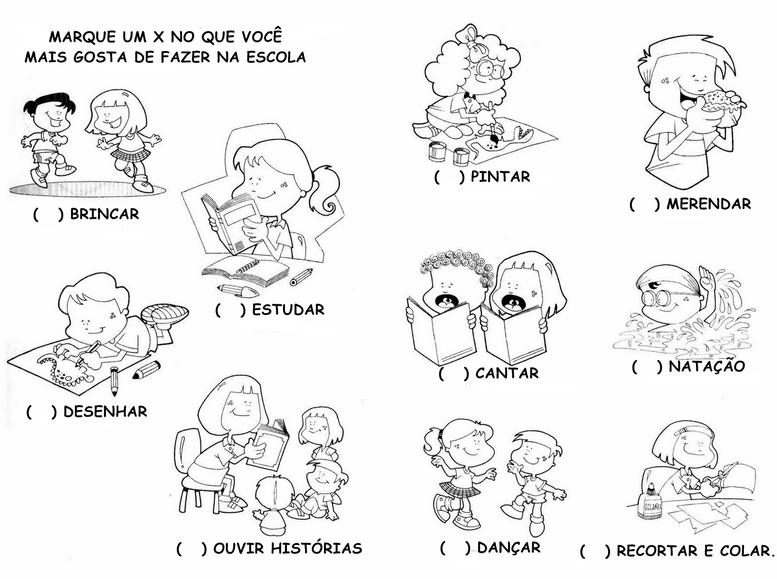 profissionais da educação atividades