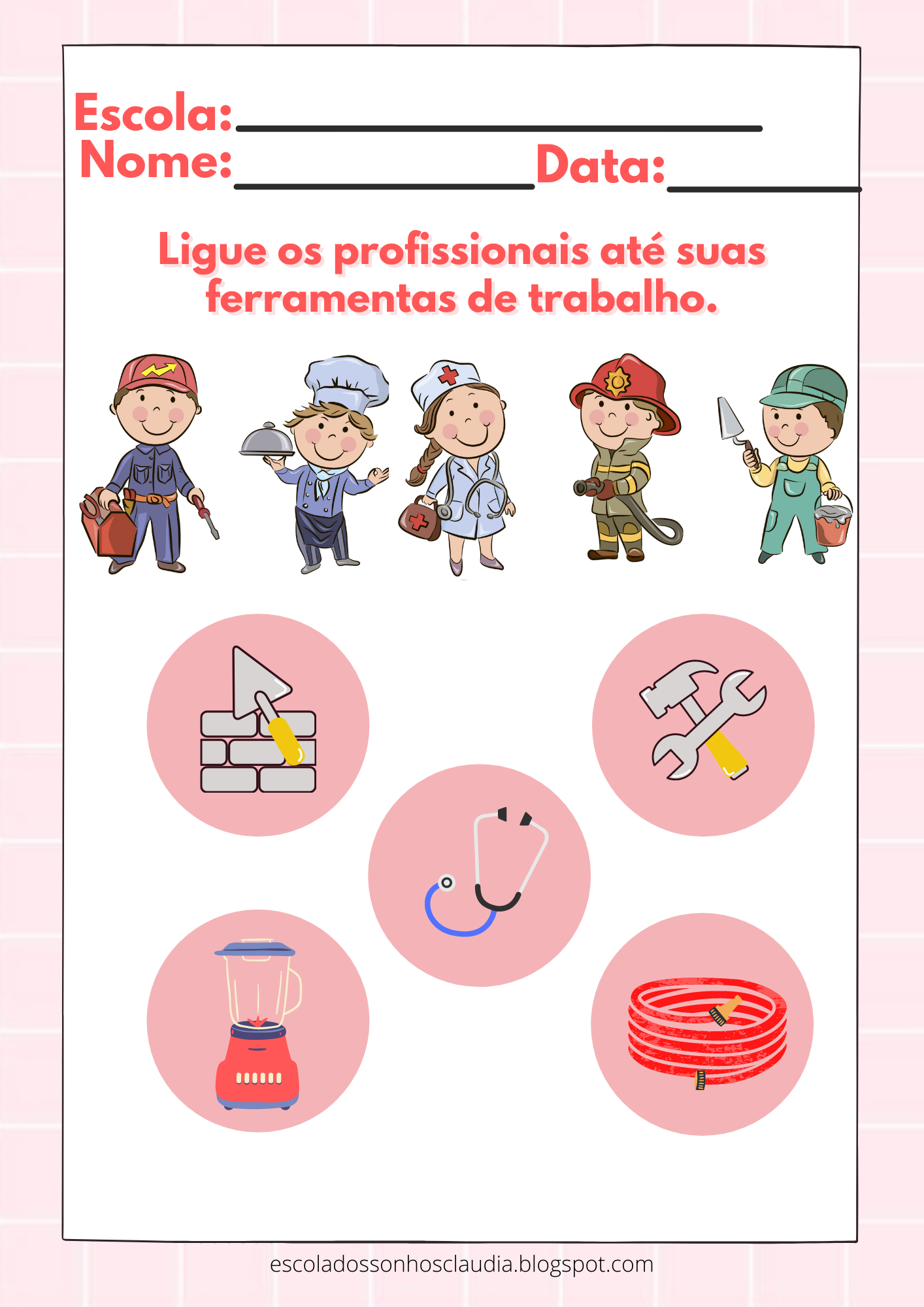 conhecendo os trabalhadores da escola
