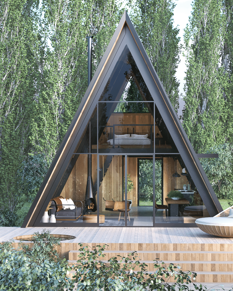 projetos de casas de campo