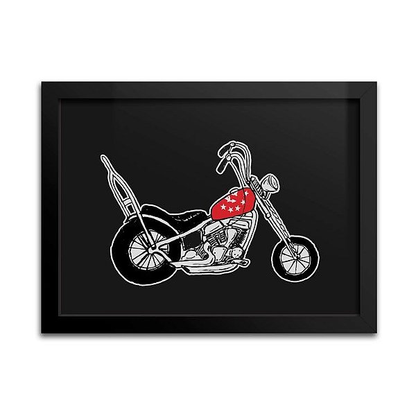 quadro bicicleta vintage chopper
