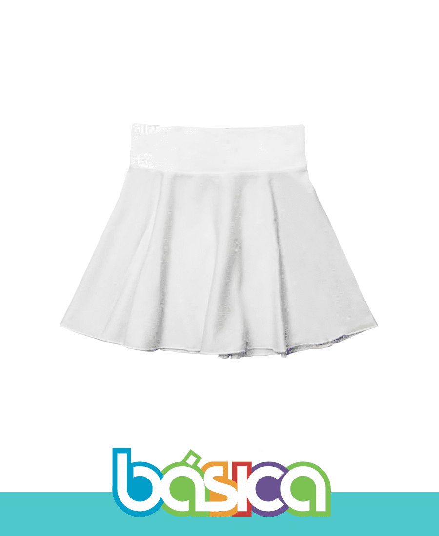 saia branca para batizado