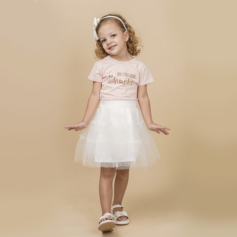 saia branca para daminha