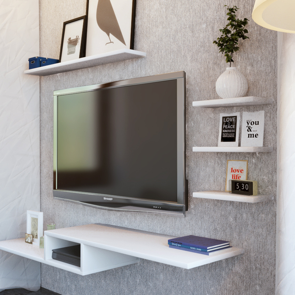 Sala de estar moderna sem painel