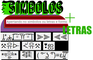 nomes criativos com caracteres especiais