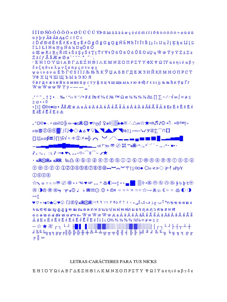 gerador de nick com símbolos