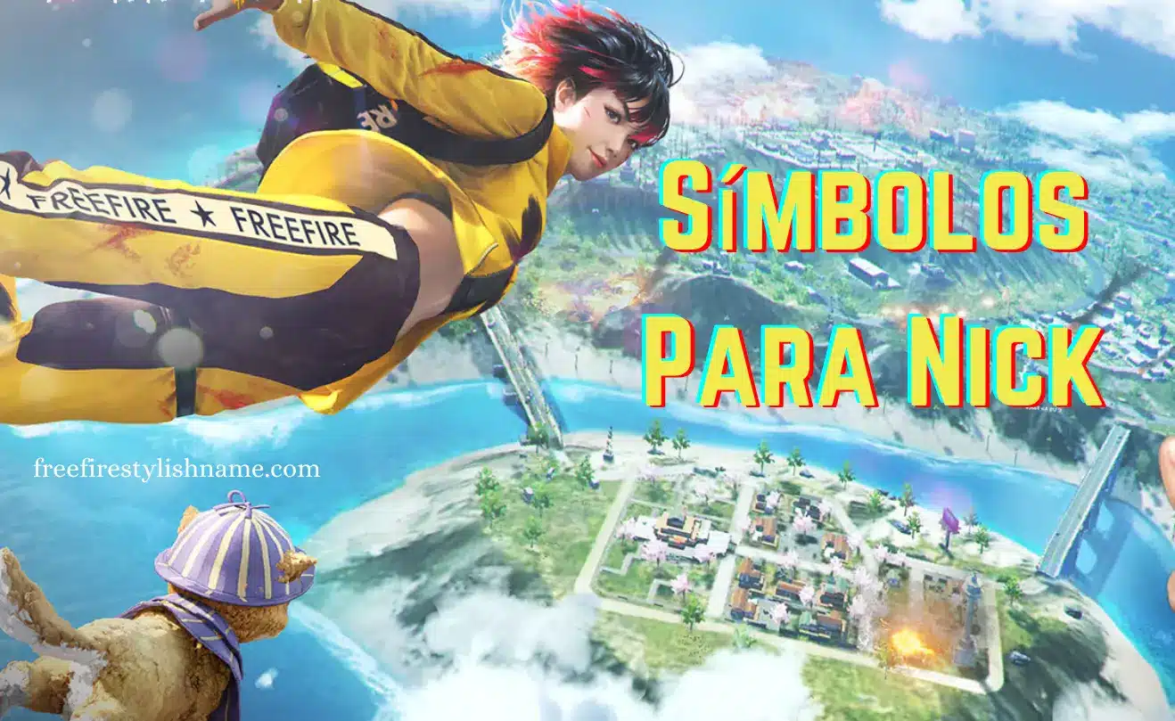 nick com símbolos para jogos