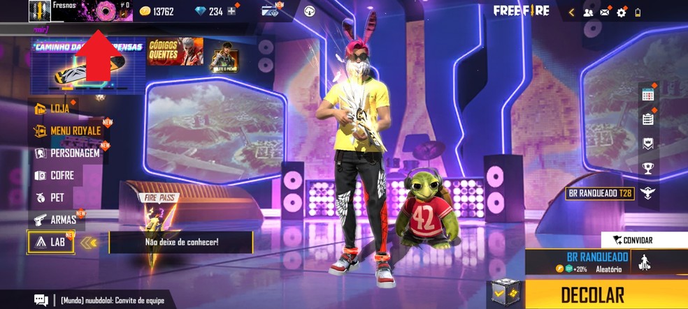 como colocar símbolos no nick