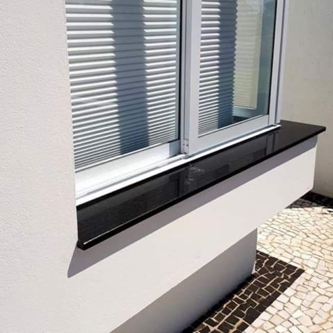 Instalação de soleira de janela