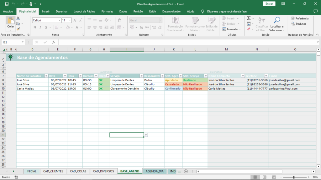 modelos de planilha excel grátis
