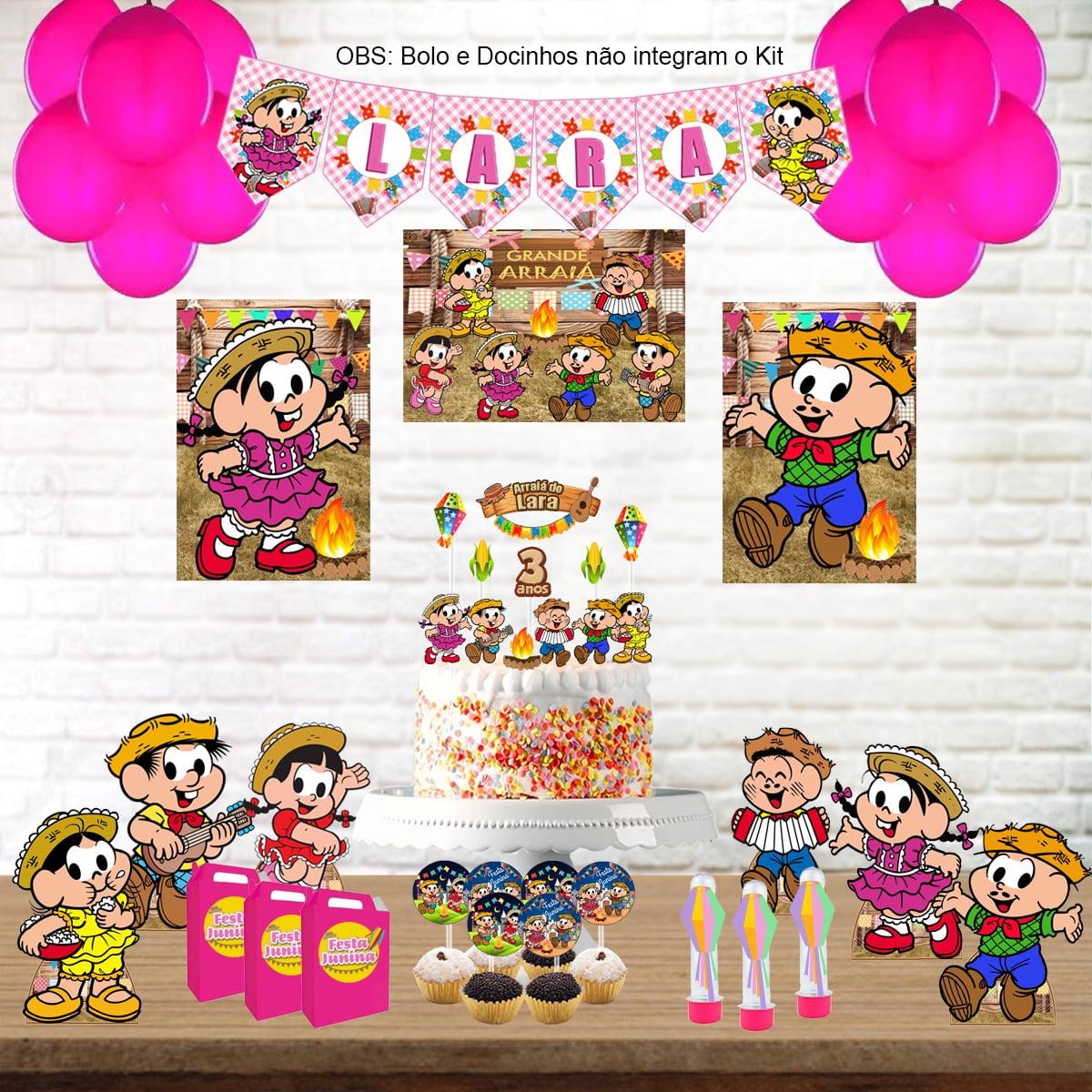 tema arco-íris menina