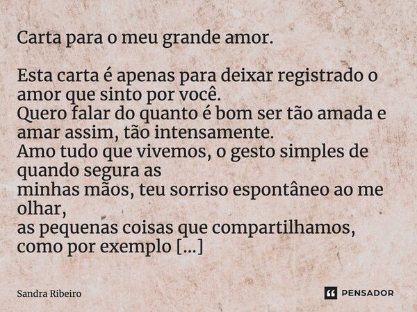 texto grande de amor
