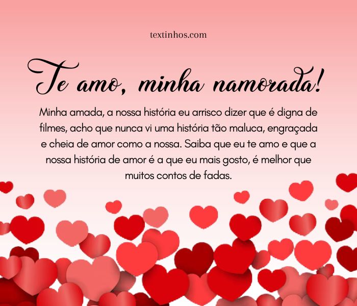 custo de um presente com texto de amor personalizado