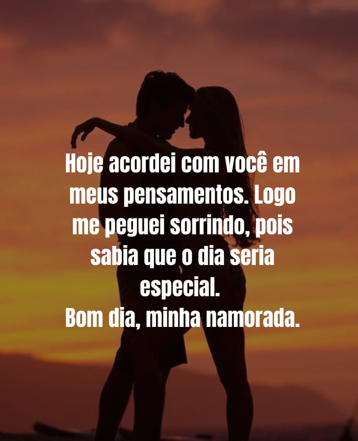 texto de bom dia para namorada