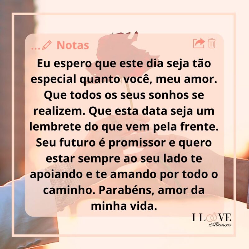 textos curtos para namorada