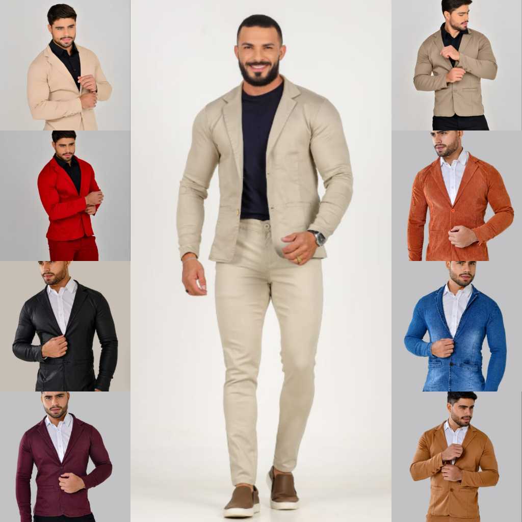 blazer masculino duplo