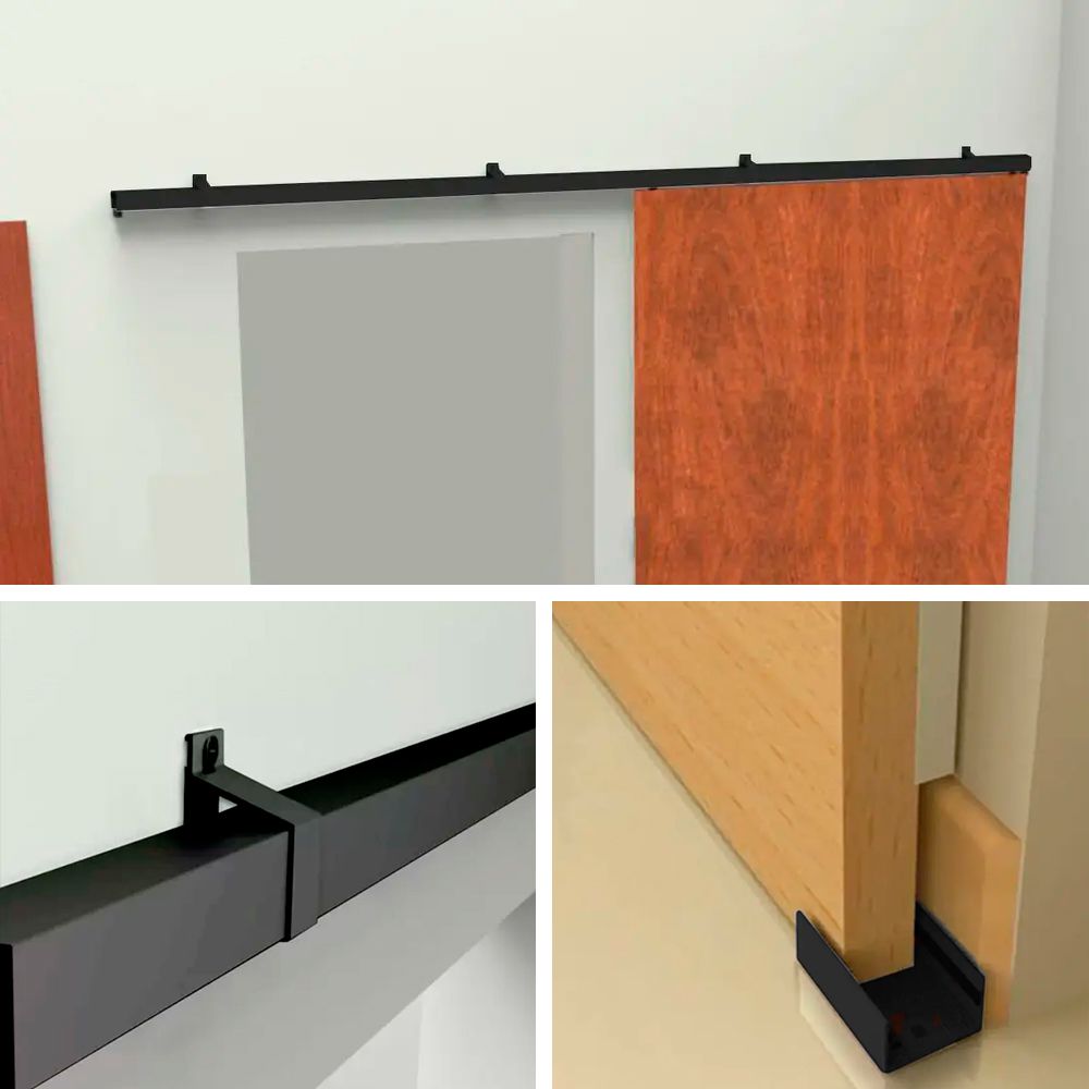 Trilho de roldana aparente modelo eclipse