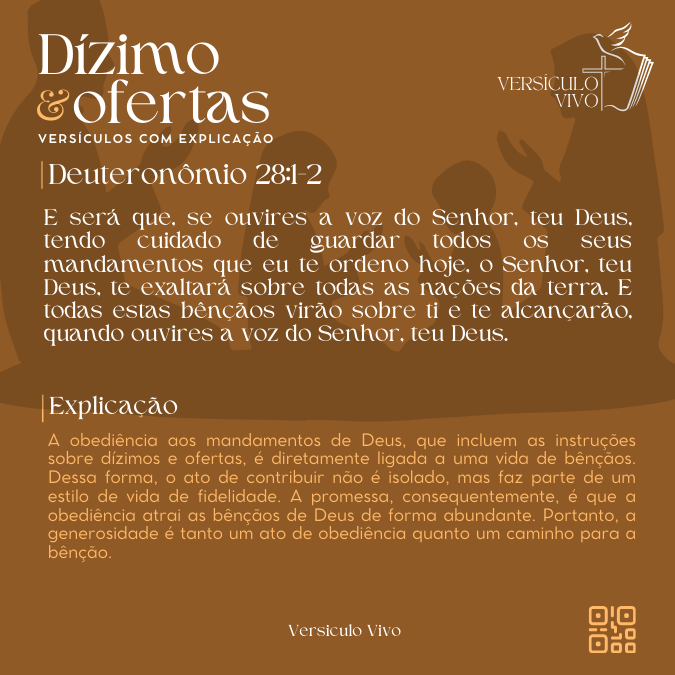 versículo oferta e dizimo