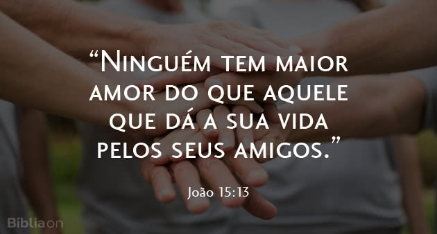 versículo sobre o amor de deus