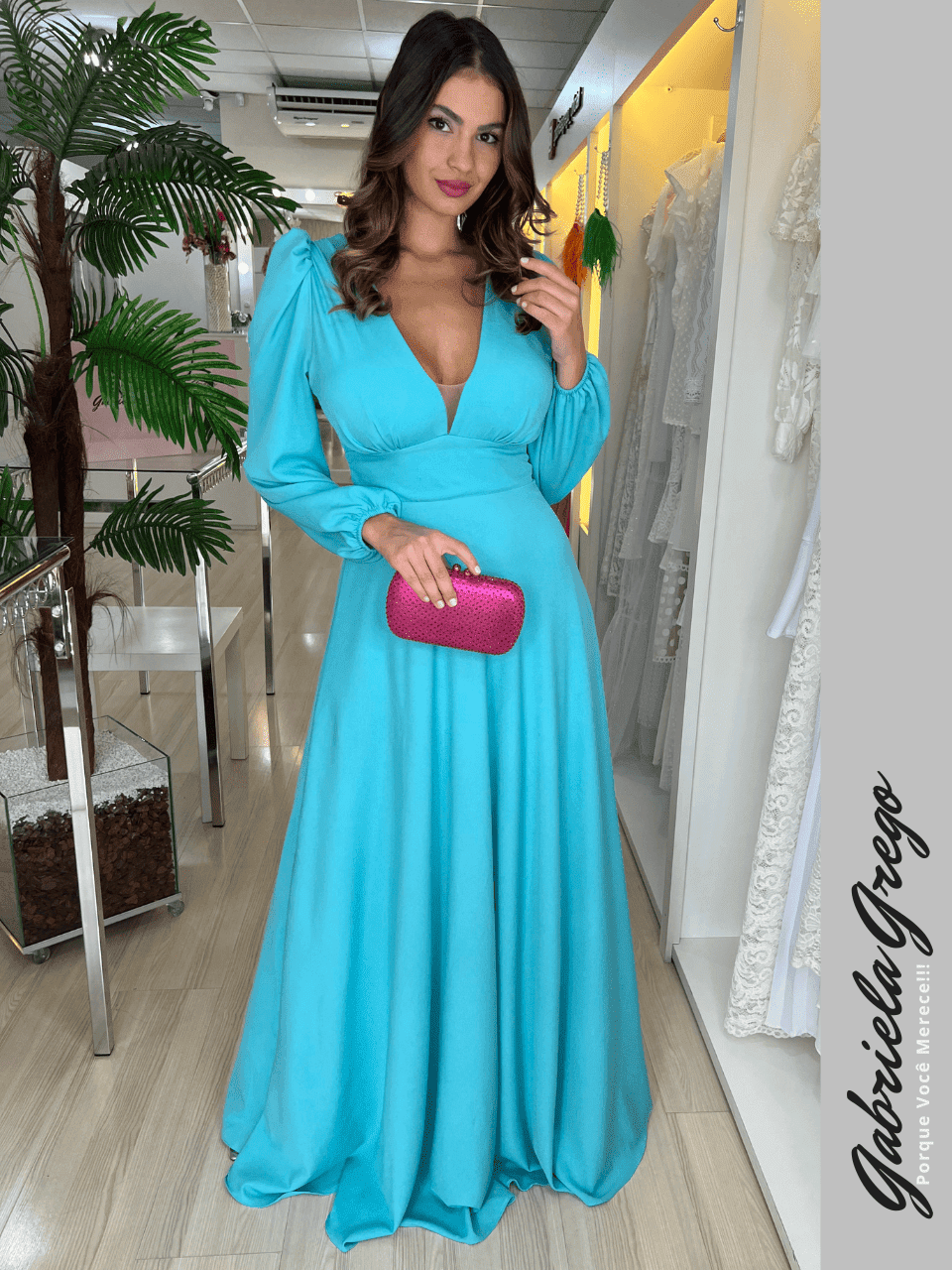 vestido azul tiffany curto debutante