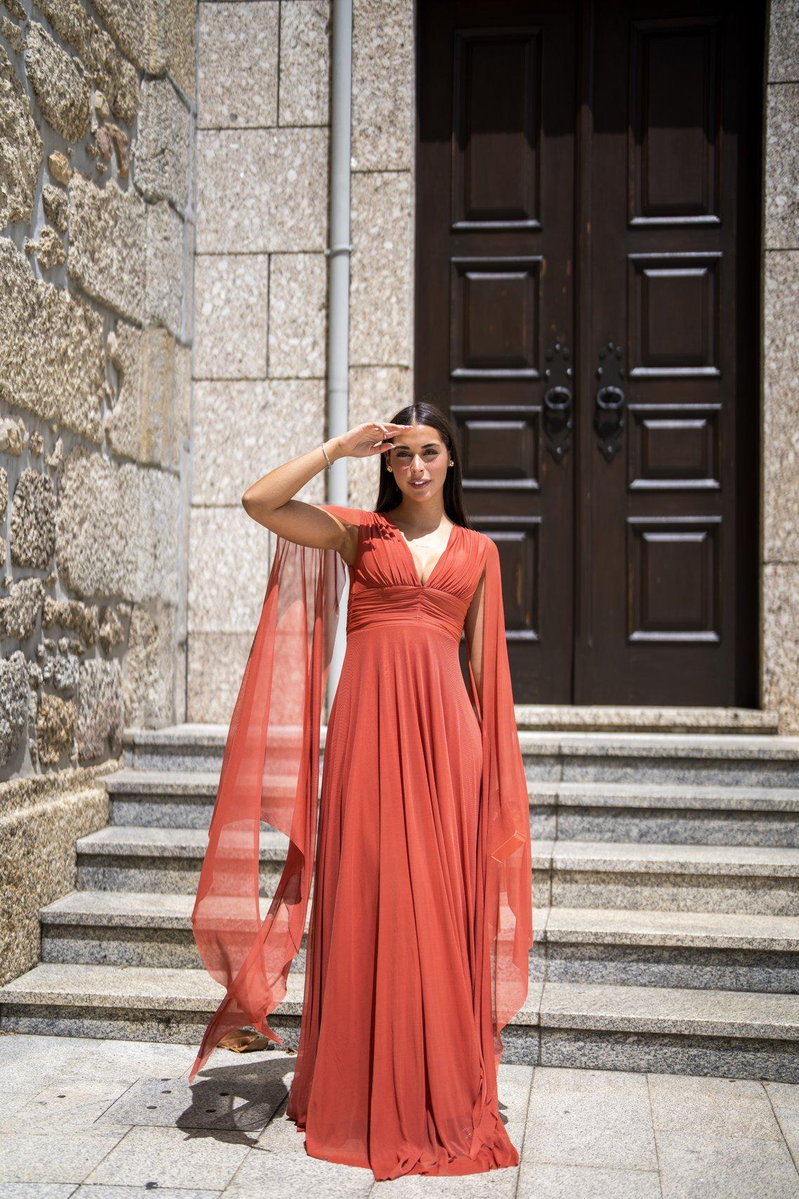 vestido casamento convidada simples inspiração