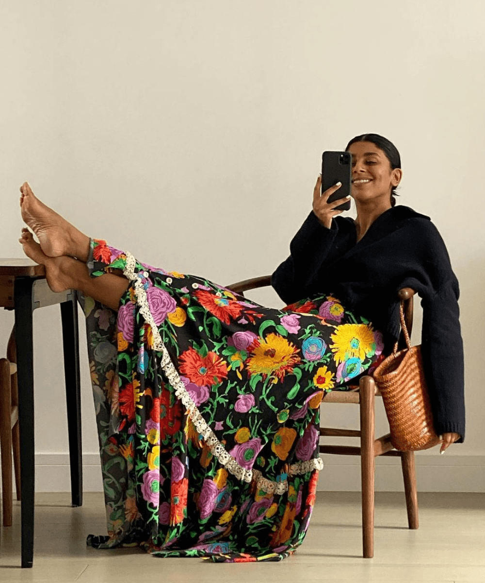 vestido curto esvoaçante boho