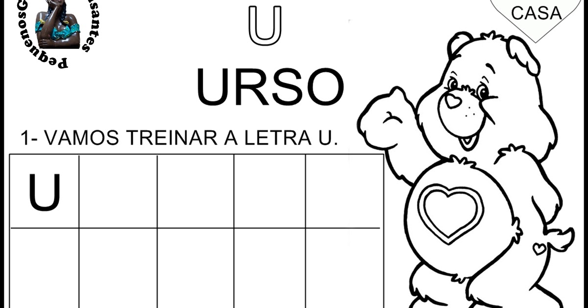 recursos vogal u educação infantil