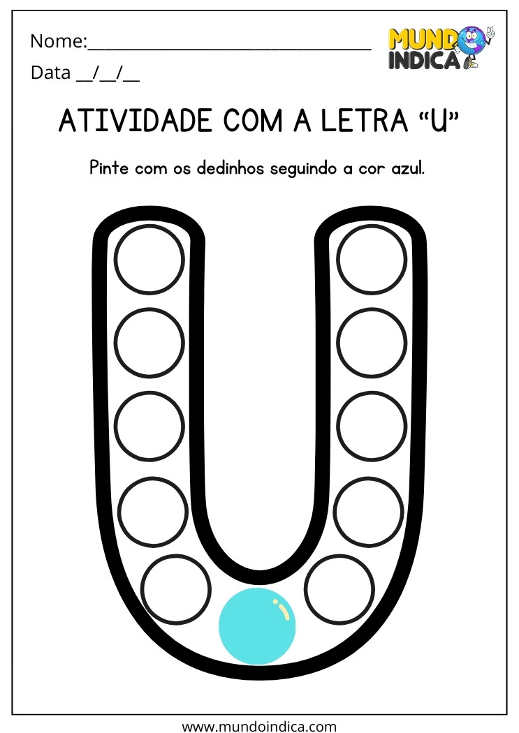 atividades lúdicas vogal u