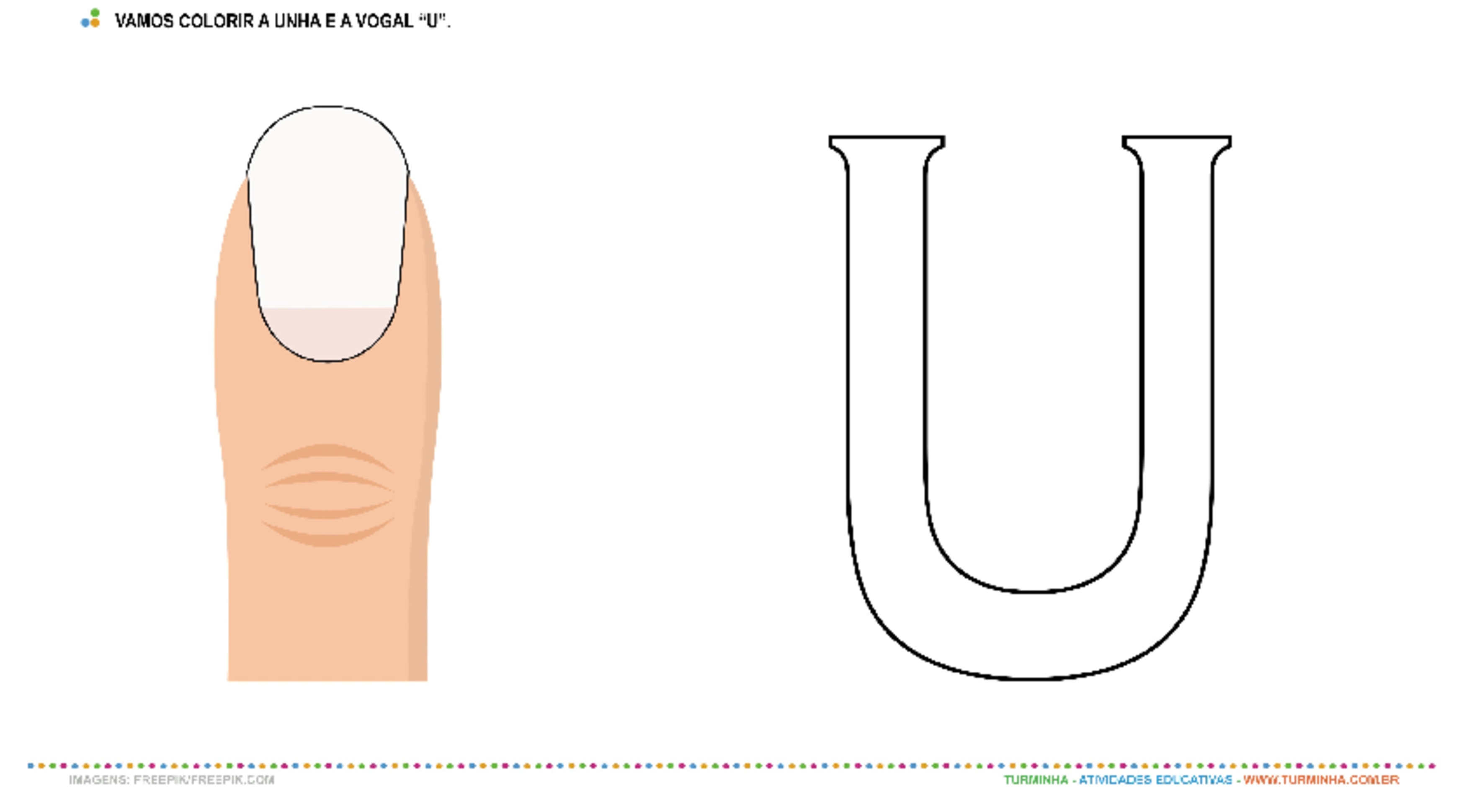 recursos vogal u educação infantil