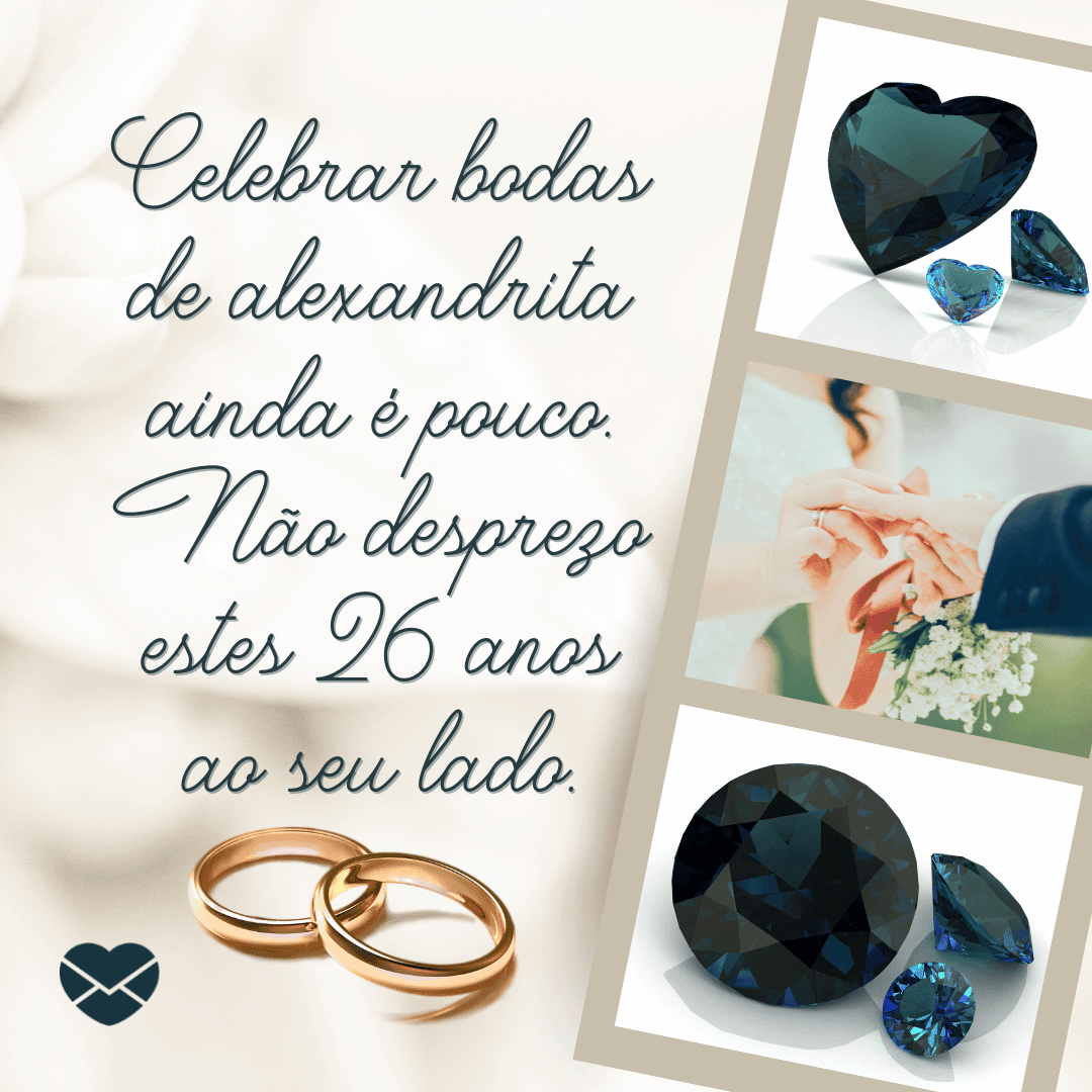 presente 26 anos de casados