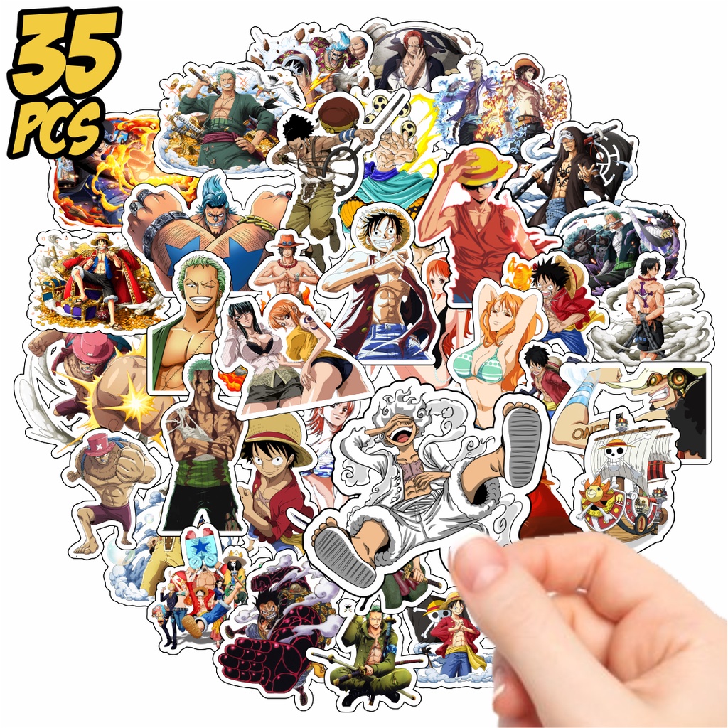 sticker anime impermeável