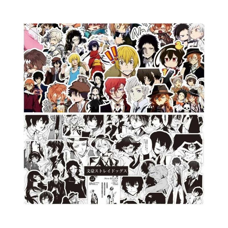 kit adesivos anime