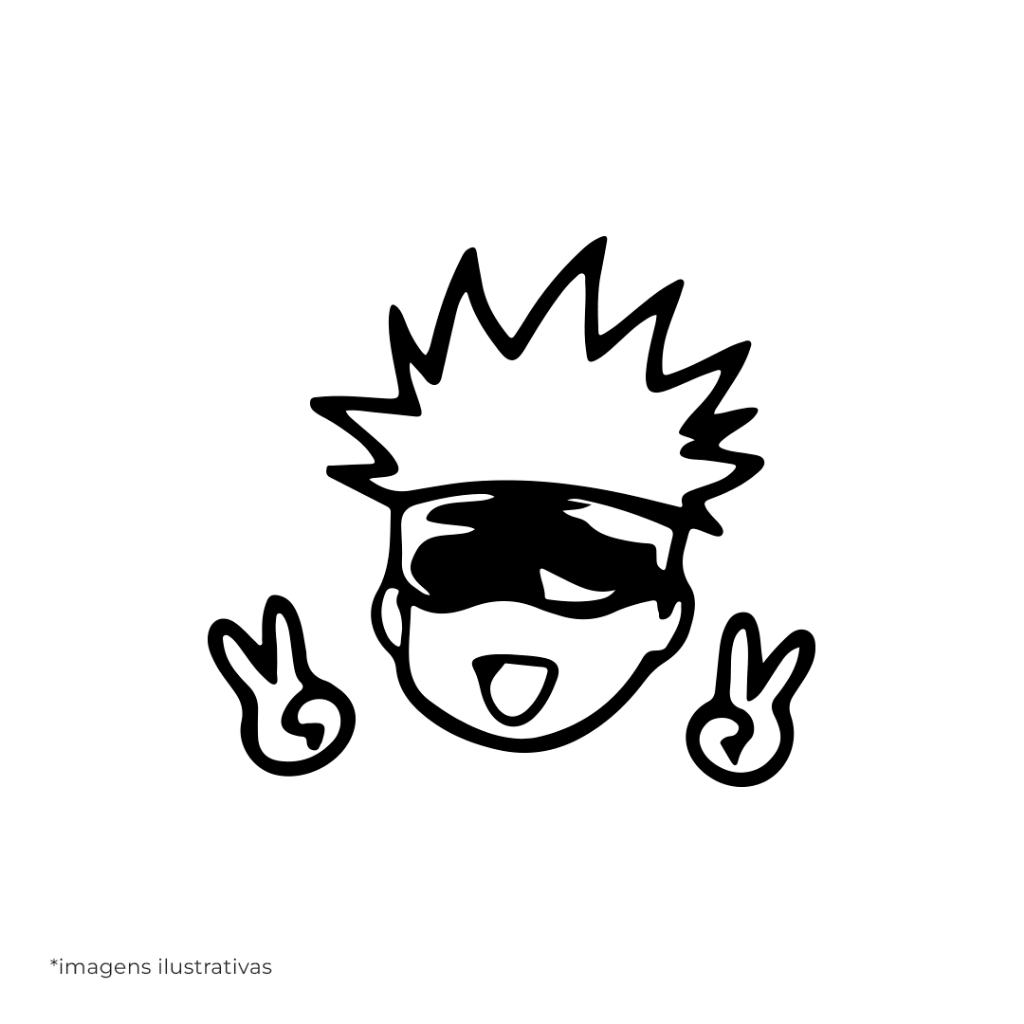 adesivo personalizado anime