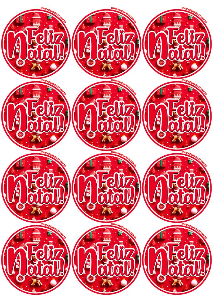 etiqueta de natal