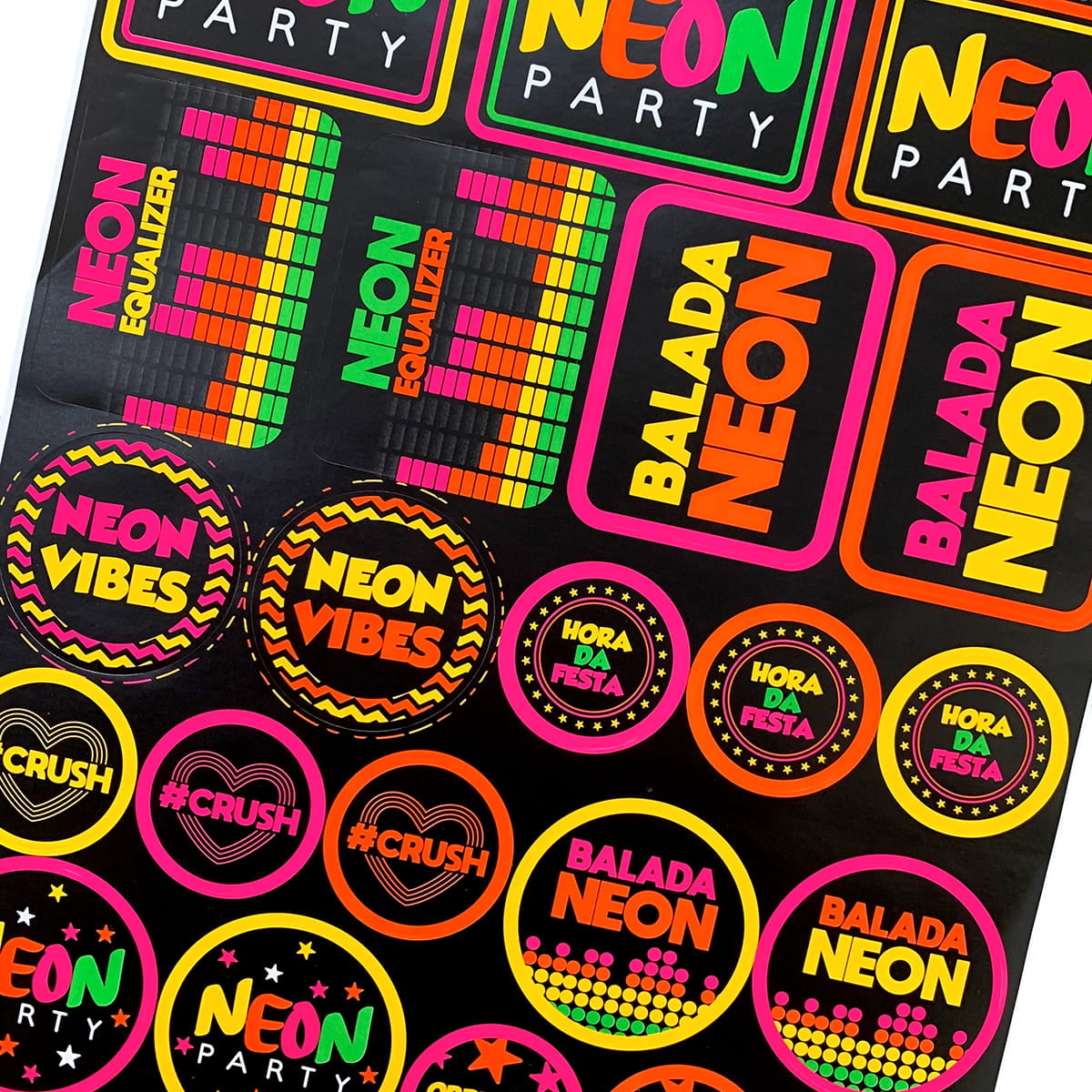 adesivo neon para carro