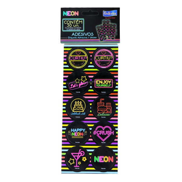 adesivo neon que brilha no escuro