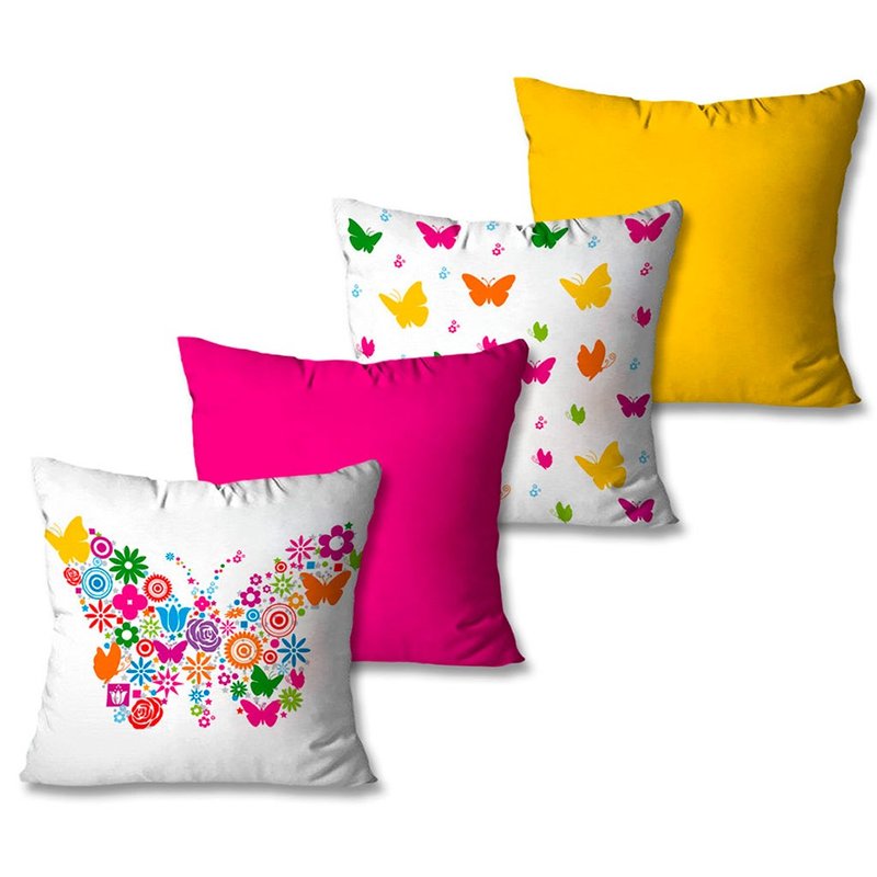 capas de almofadas coloridas