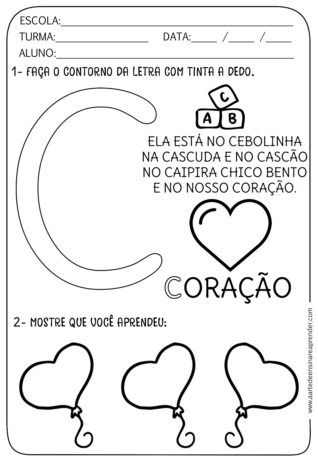 poema com a letra C