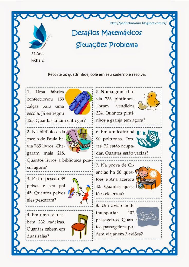 exercicios de matematica 3 ano adicao e subtracao