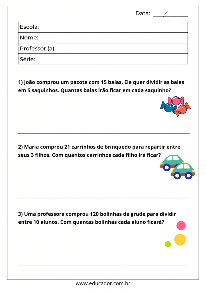 matematica 3 ano ensino fundamental atividades