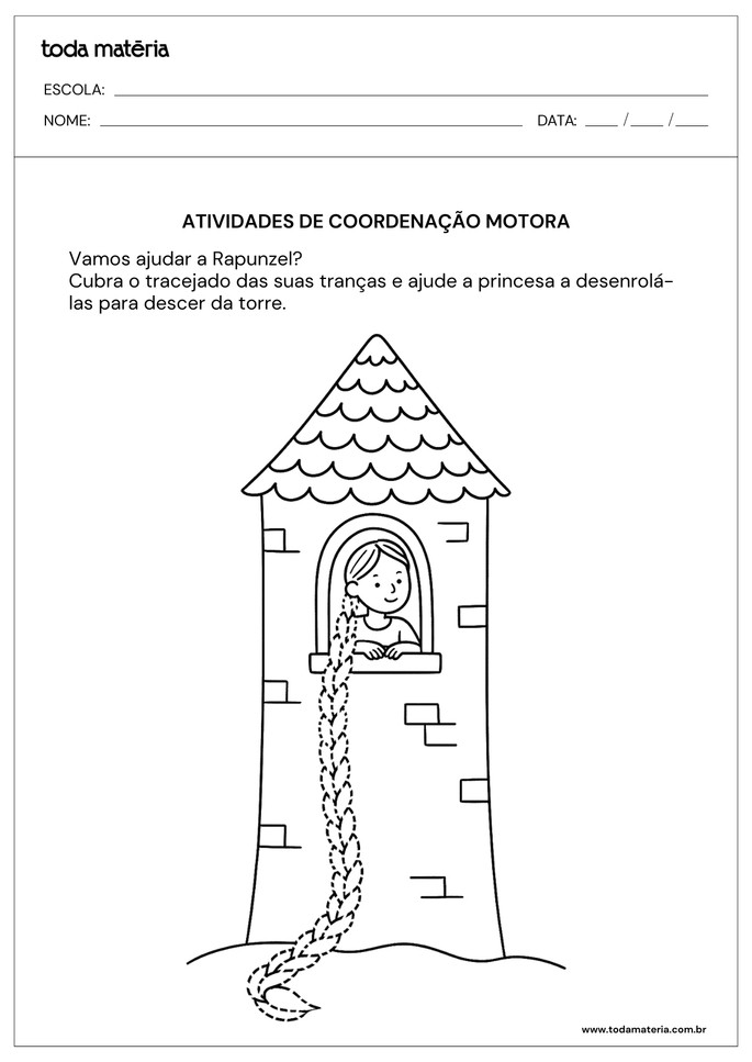 exercícios de coordenação para pré-escola