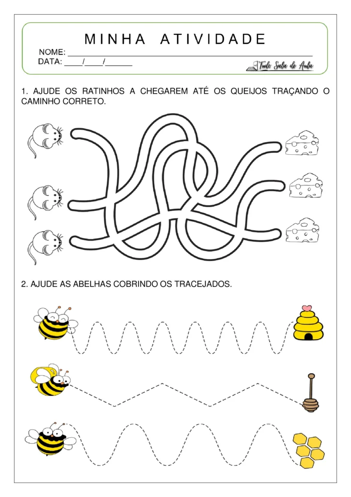 exercícios de coordenação para pré-escola